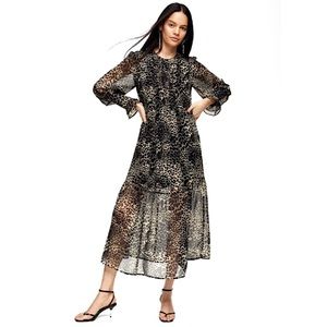 Topshop Animal Print Dress